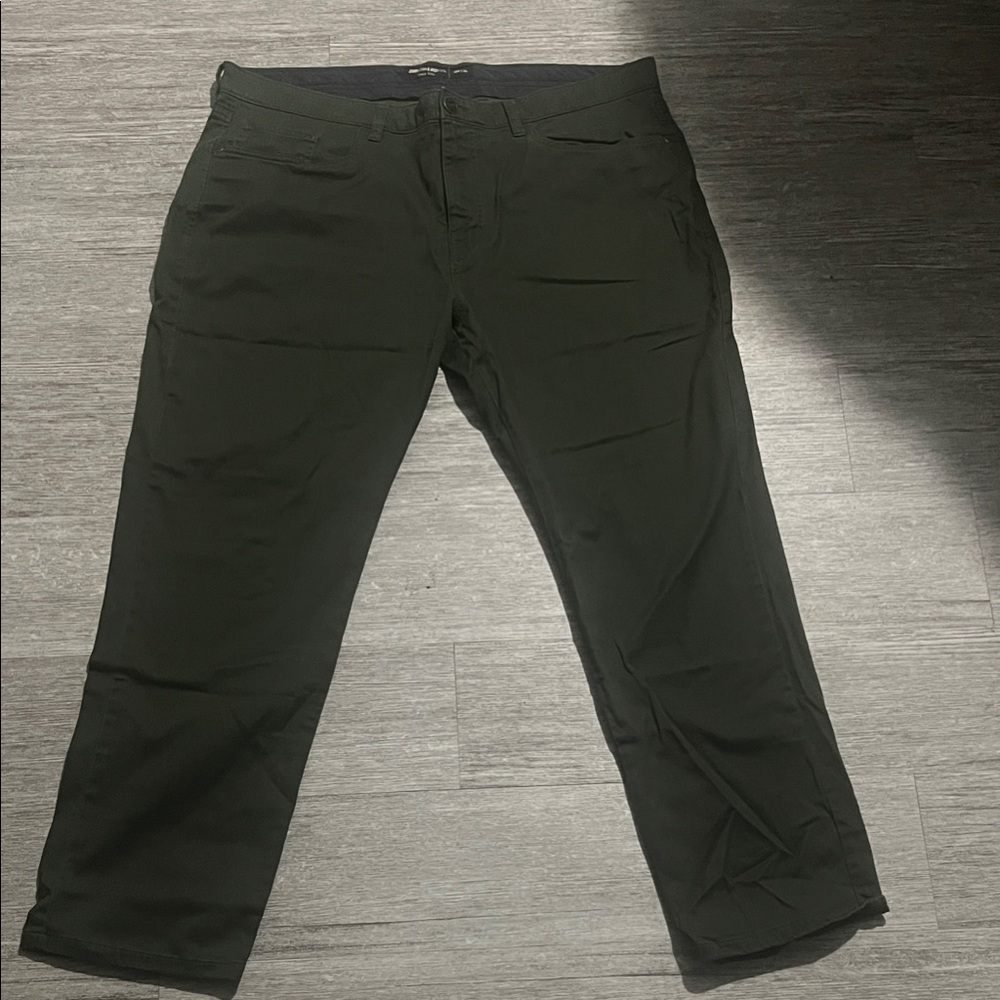 Johnston & Murphy Olive Green Trousers
